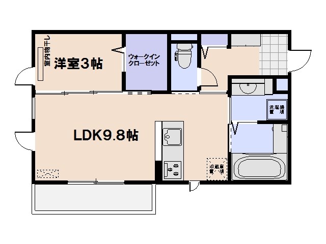 フェアリー五日市中央 間取り図