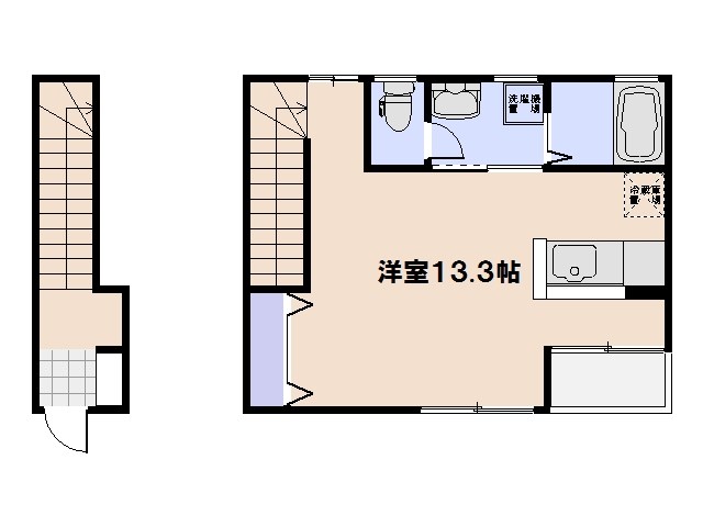 リノリノアパートメント五日市エキキタ 間取り図