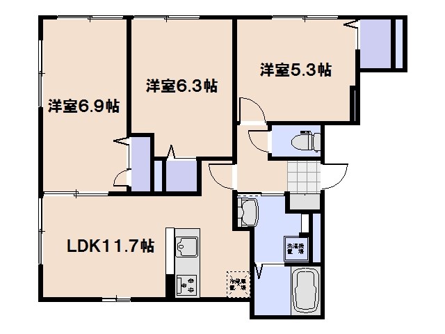 シャーメゾンクオーレ 間取り