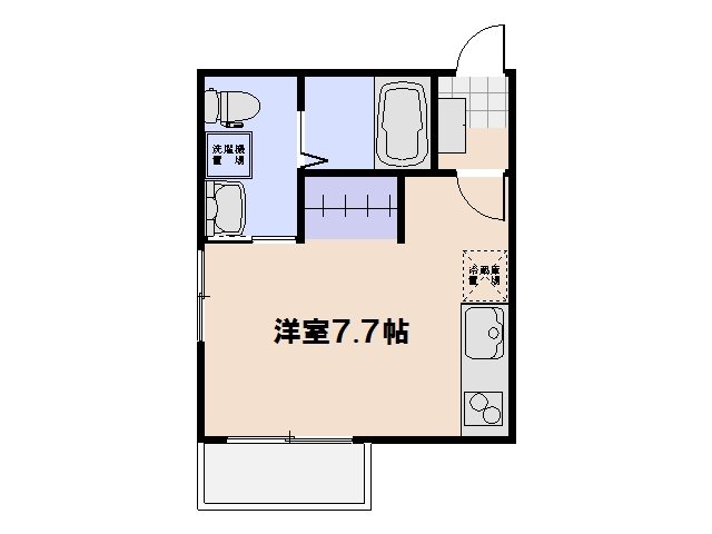 PREGO（プレーゴ）城内 301号室 間取り