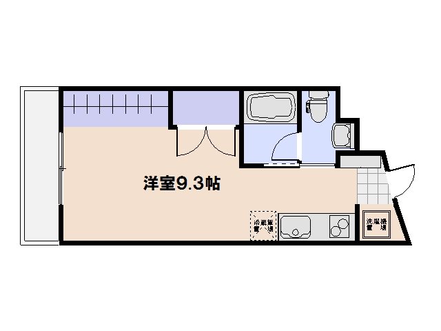 テラコッタ 202号室 間取り