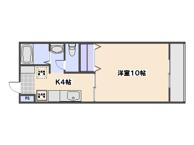 サンライズ伴駅前ビル 間取り図