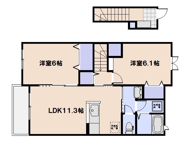 ラピスラズリⅢ 間取り