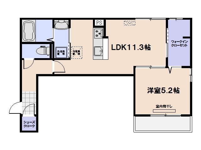 グランテリア楽々園W 間取り図