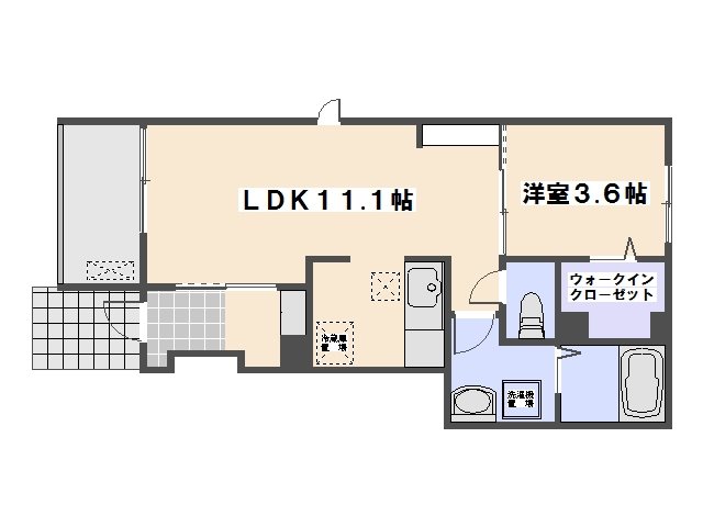 プレストーラⅡ 101号室 間取り