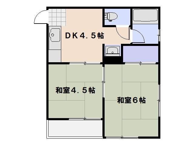 SO-UN Yahata 303号室 間取り