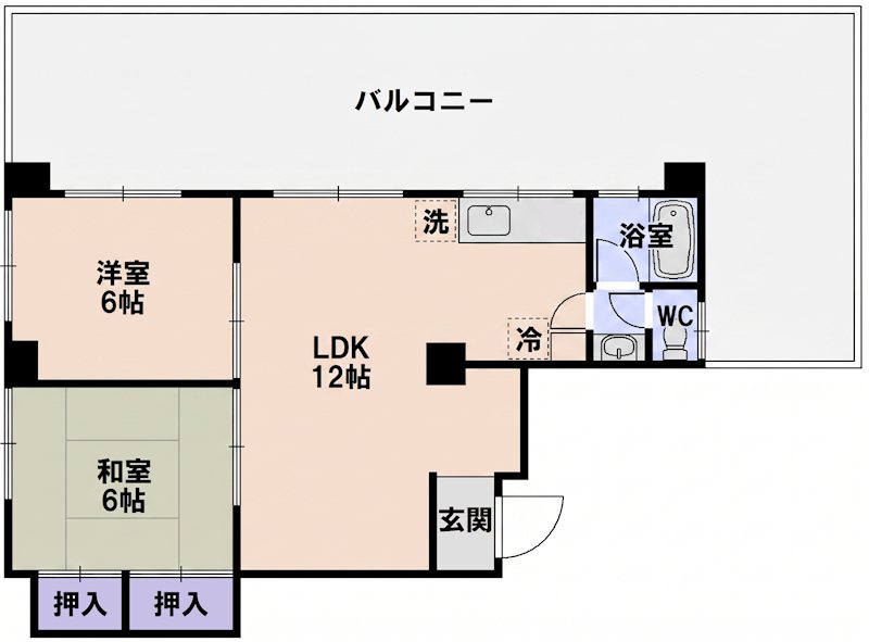 スワンハイム 間取り図