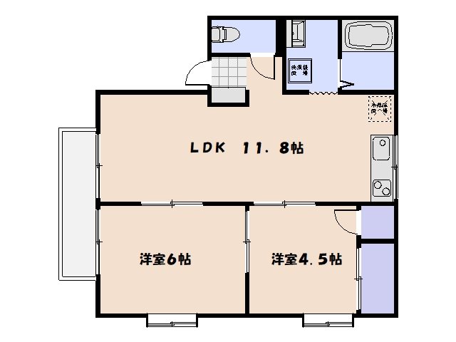 エントピア新谷　Ｂ棟 間取り図