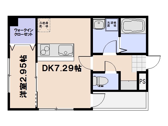 セブンプロート五日市リバーサイドⅠ 303号室 間取り