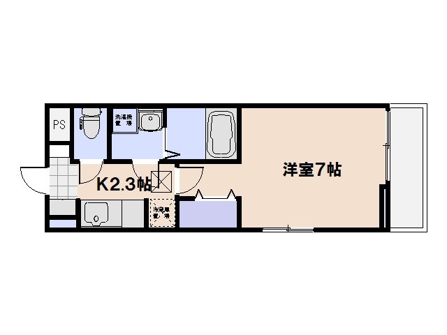 メゾンパルフェⅢ 102号室 間取り
