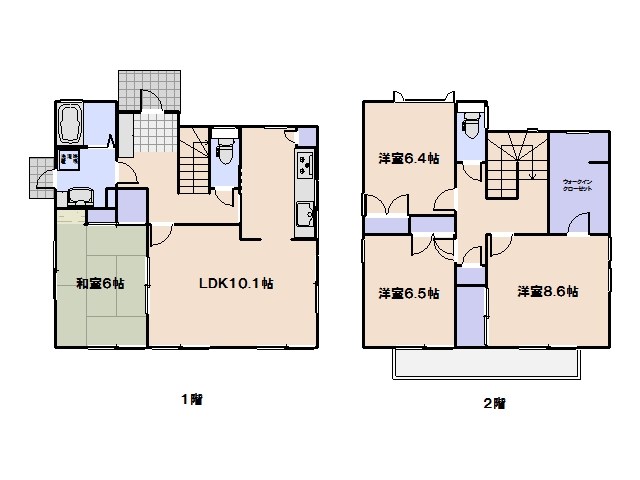 藤の木1丁目戸建 間取り図