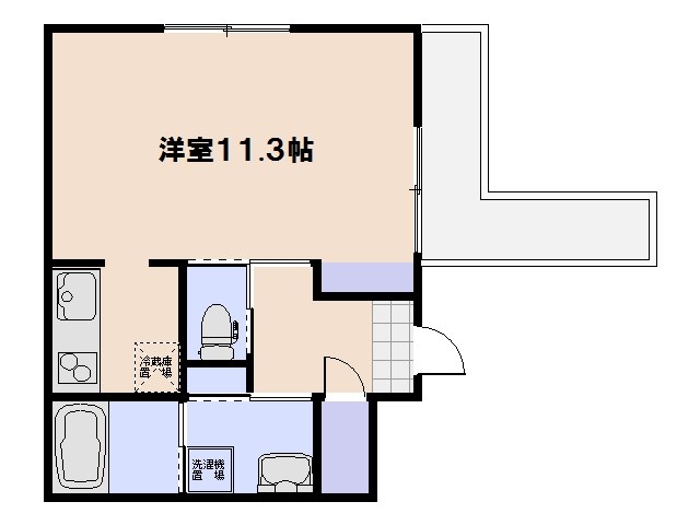 PLEIN SOLEIL吉見園 203号室 間取り