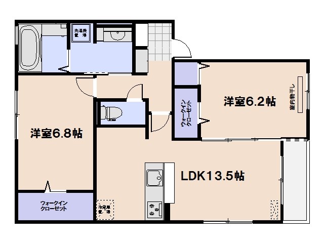 メゾンクレール 間取り図