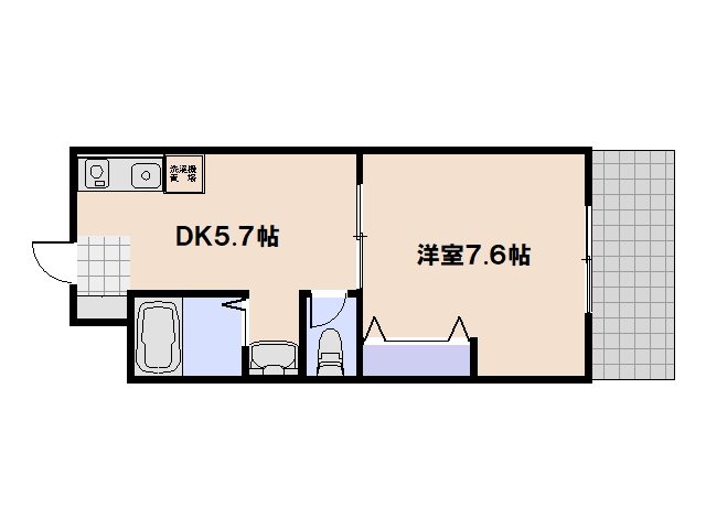 Tフラッツ 間取り図