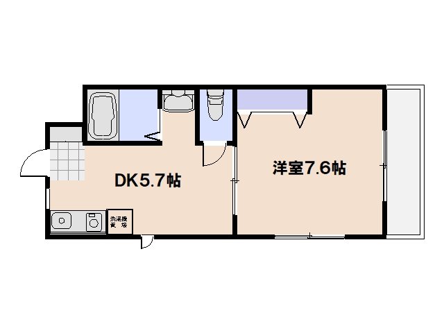 Tフラッツ 106号室 間取り
