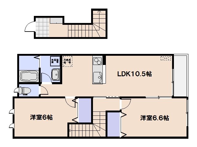 レジデンス平良 201号室 間取り