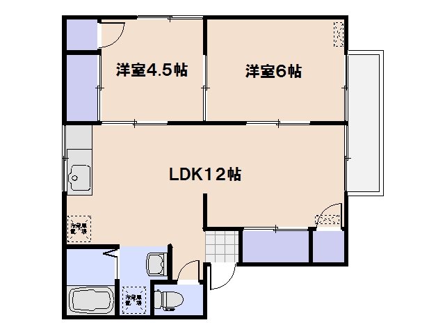 ドミール三和　A棟 間取り