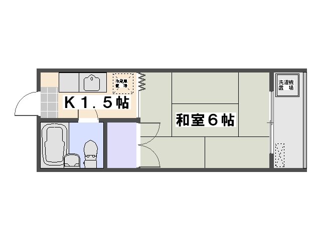 サンライズ千同A 403号室 間取り