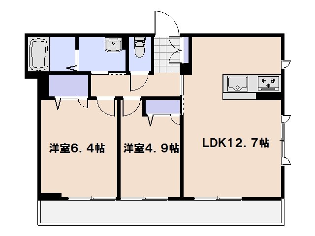 シャーメゾン　ルミエール 301号室 間取り