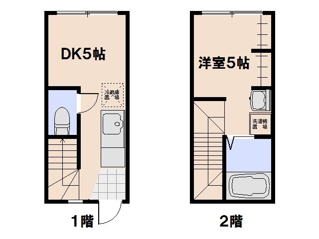 カリブ海老園 107号室 間取り
