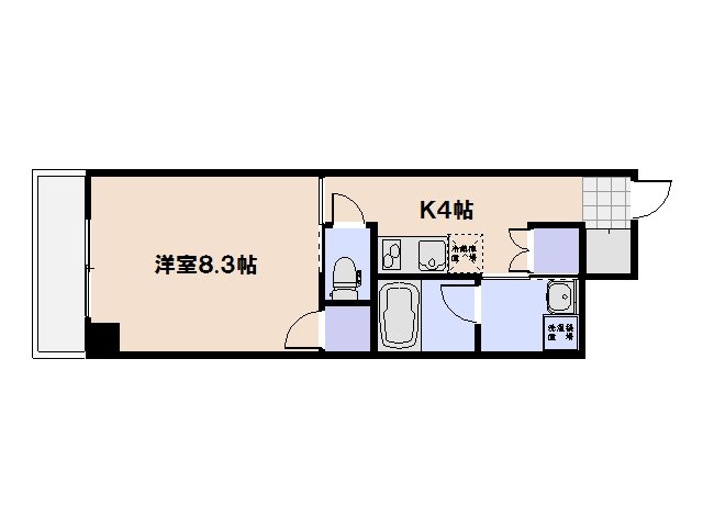 Gold　Court楽々園 503号室 間取り