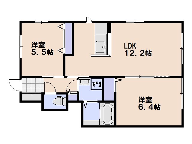 ヴィラ・メリディアンB 間取り図