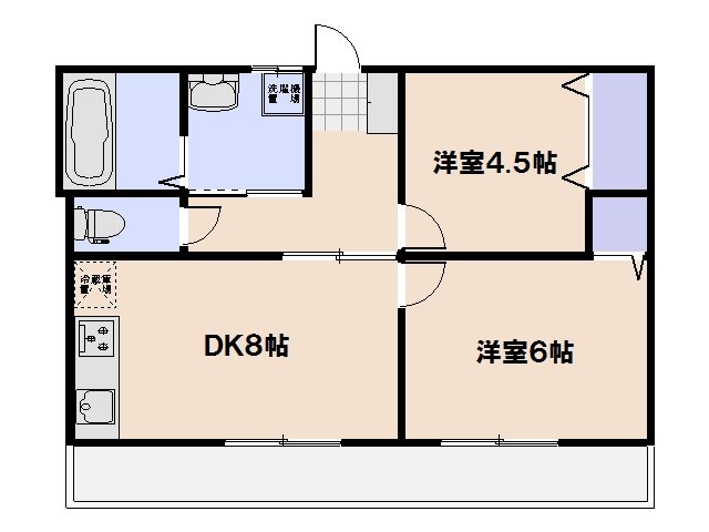 スペンドーレⅠ 302号室 間取り