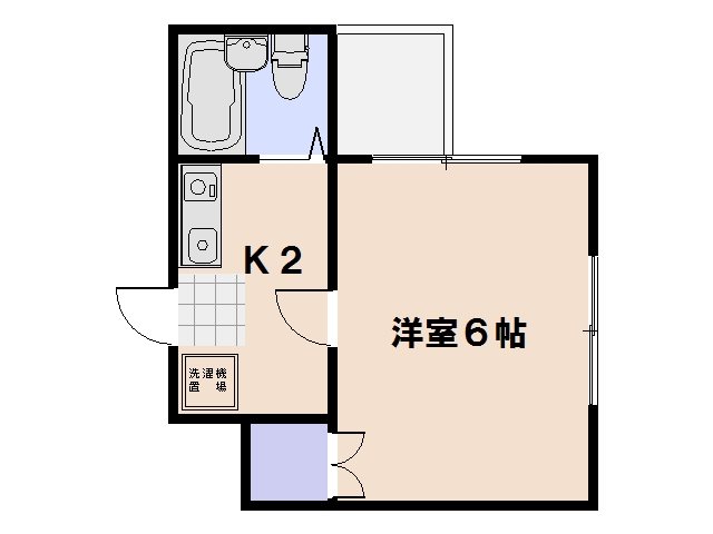 Shoei building NO.11 502号室 間取り