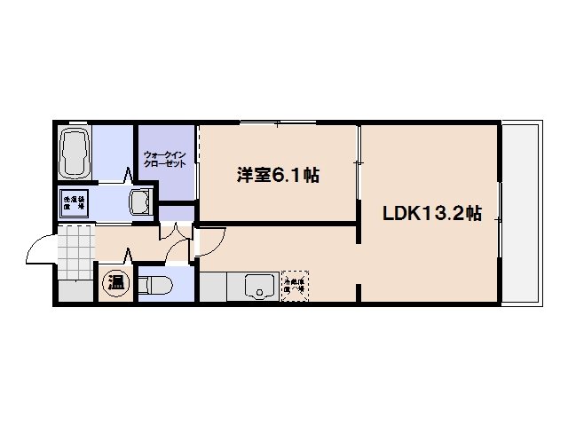 メゾン・カンフリエ井口 間取り図