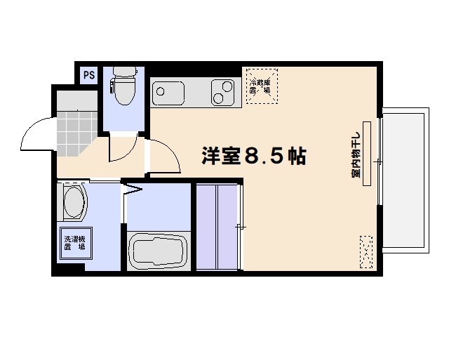 ルミナス五月が丘 203号室 間取り