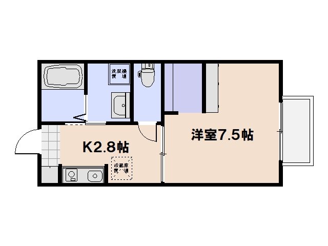 サニーハイツMARU  間取り