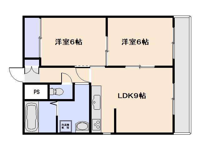 三筋マンション 203号室 間取り