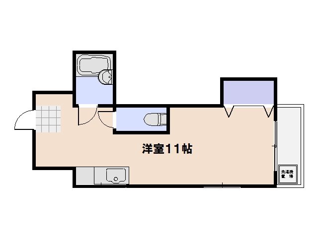 ウィンディア五日市　B棟 間取り図