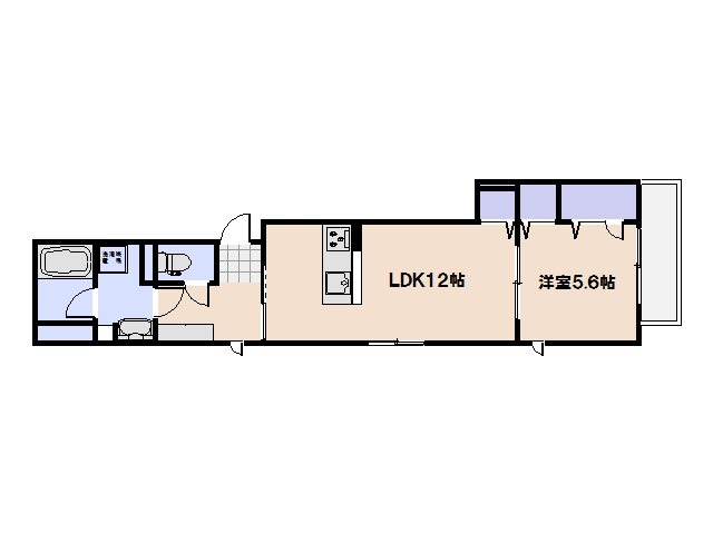 シャーメゾン隅の浜 間取り