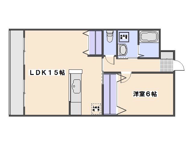 レガーロ五日市 102号室 間取り