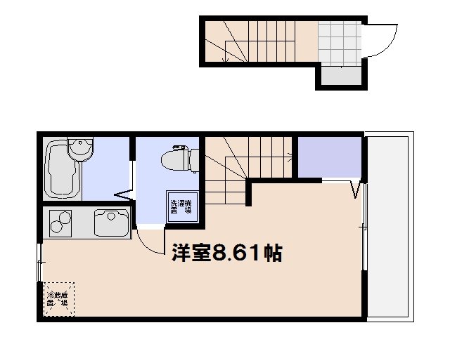 ソフィスコート八幡 203号室 間取り