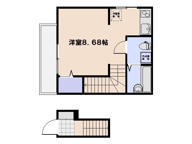 ソフィスコート八幡 204号室 間取り