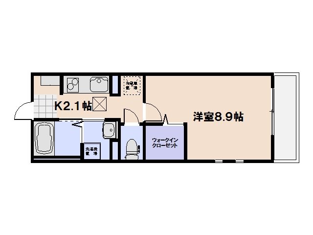 シャルム肥後Ⅱ 間取り図
