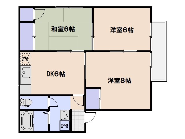 アセント美鈴園　A棟 間取り