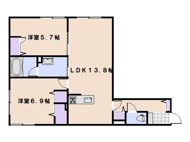 シャーメゾン栗の木 間取り