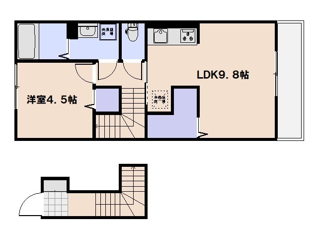 コンフォルトヒルズ 間取り