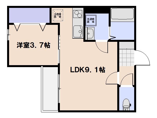 Lien城内 間取り