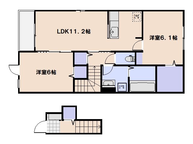 5th Avenue A 間取り