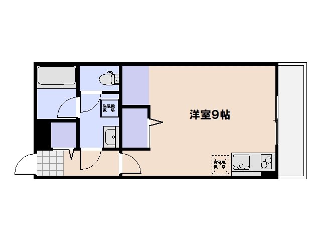 プレジャーコーポ五日市駅前 間取り図