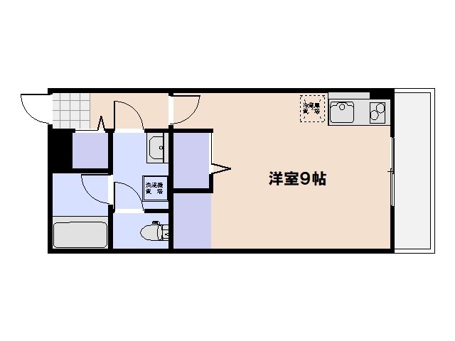 プレジャーコーポ五日市駅前 202号室 間取り
