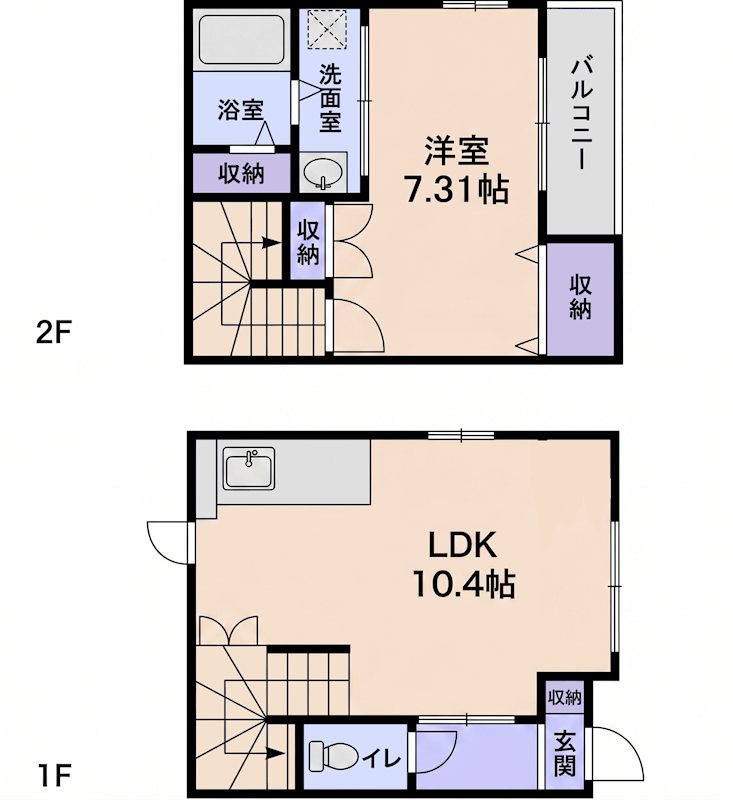 ｓｏｌ　Ｌｅｖａｎｔｅ 間取り