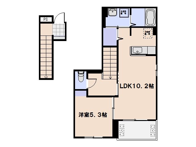 クオーレ　コイン通り 間取り