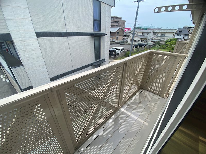 ピースハイツK C棟 ベランダ