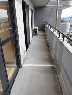 プラザ初雪 ベランダ