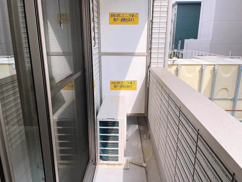 スカーレット海老園 ベランダ